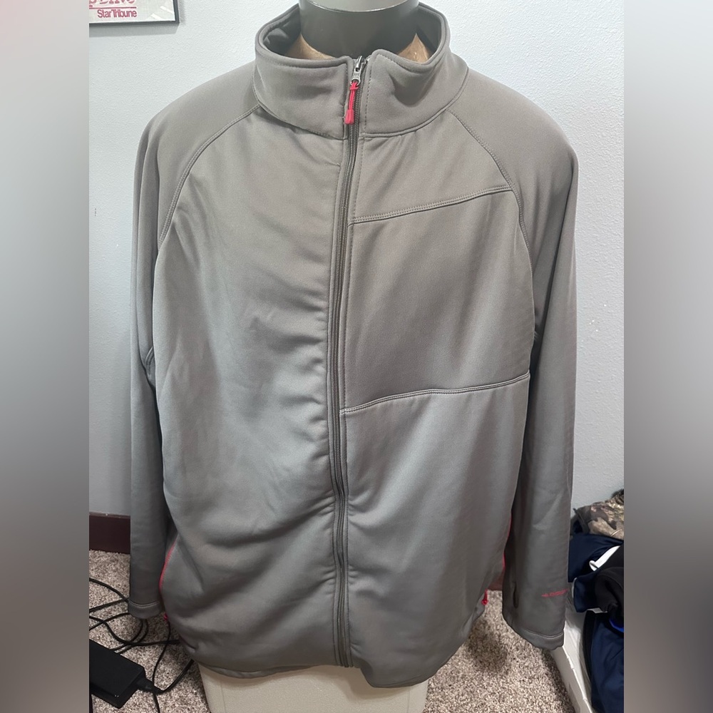Men's Berne 3XLT Lightweight‎ Full-Zip Jacket - Gray